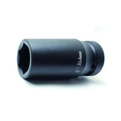 Ko-ken 1" Drive 6-point Thin Walled Semi Deep Impact Sockets