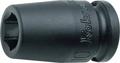 Ko-ken 3/8" Drive 6-point Standard Walled Regular Impact Sockets